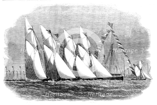 Paglesham Regatta - Start of the First-Class Oyster-Smacks, 1858. Creator: Unknown.