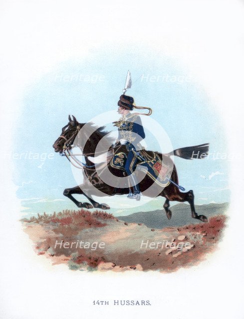 '14th Hussars', 1889. Artist: Unknown