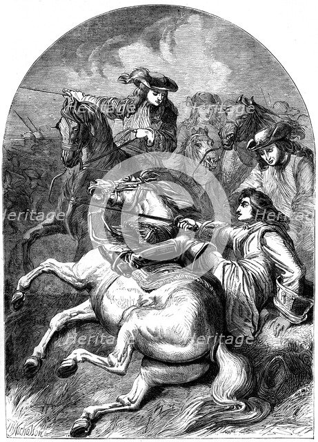 Battle of Malplaquet, 1709, (19th century). Artist: Unknown