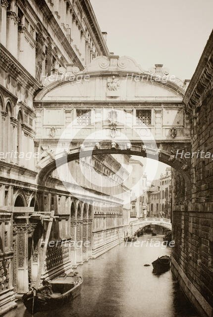 Untitled (27), c. 1890. [Bridge of Sighs, Venice].  Creator: Unknown.