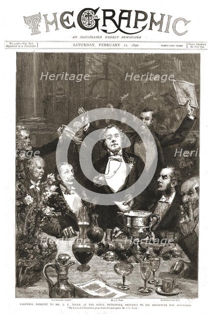 ''The Graphic, Front Cover Saturday February 22,1890', 1890. Creator: Unknown.