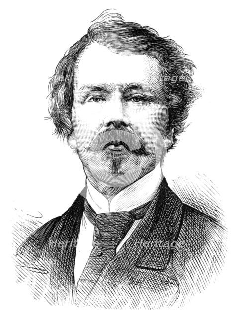 The late Captain Mayne Reid, 1883. Creator: Unknown.