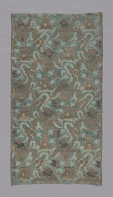 Panel (Dress Fabric), China, Qing dynasty (1644-1911), 1701/1800. Creator: Unknown.