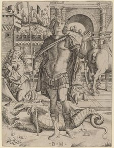 Saint George, c. 1506. Creator: Benedetto Montagna.