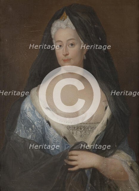 Johanna Charlotta, 1682-1750, Princess of Anhalt-Dessau, Margravine of Brandenburg, 1724. Creator: Anon.