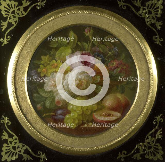 Still Life with Flowers and Fruits, 1780-1810. Creator: Willem van Leen.