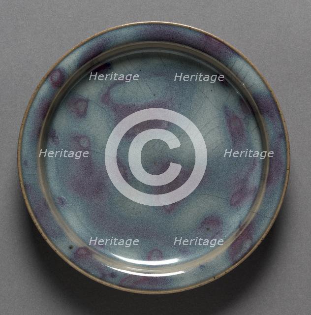 Plate: Jun Ware, 1100s-1200s. Creator: Unknown.