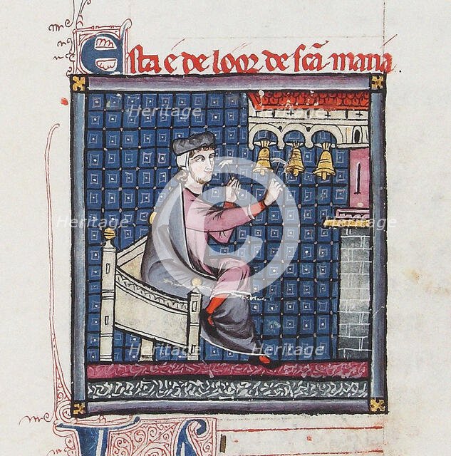 Illustration from the codex of the Cantigas de Santa Maria, c. 1280. Creator: Anonymous.