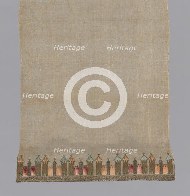 Towel or Napkin, Turkey, 19th century. Creator: Unknown.