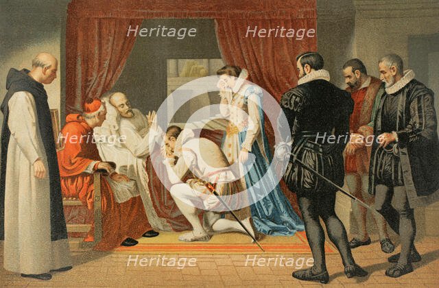 Last moments of Philip II, 1598 (1890).  Creator: Unknown.