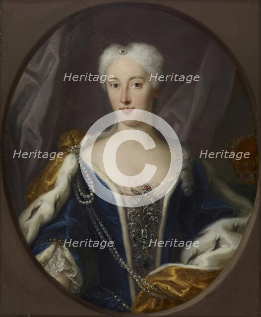 Portrait of Maria Clementina Sobieska, c1719. Creator: Unknown.