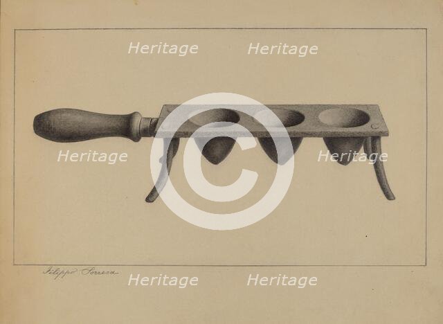 Egg Roaster, c. 1937. Creator: Filippo Porreca.