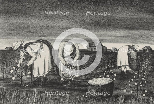 Southern Cottonpickers, ca.1935 - 1943. Creator: John MacWhirter.