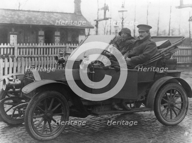 1912 Belsize 10-12 hp Artist: Unknown.