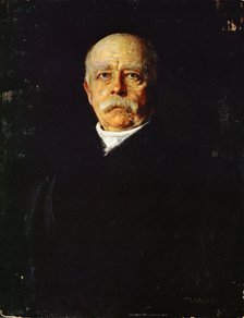 Portrait of Chancellor Otto von Bismarck (1815-1898).