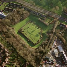 The remains of Weoley Castle, West Midlands, 2000. Artist: EH/RCHME staff photographer