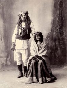 Henry Wilson and his wife, Americans of the Mohave, 1898. Creator: Frank A. Rinehart.