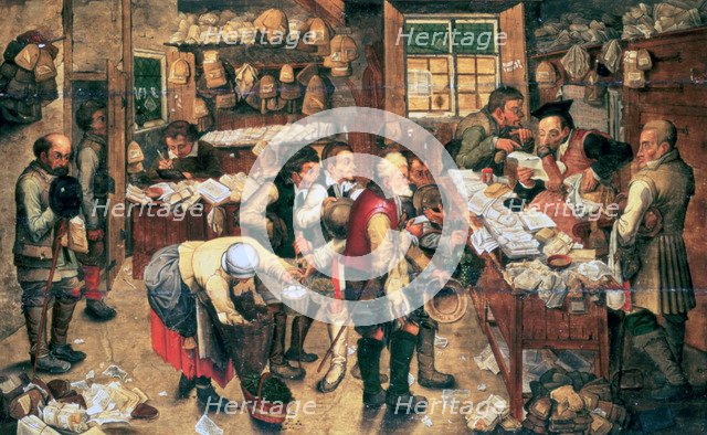 'The Collector of Tithes', 1618. Artist: Pieter Brueghel the Younger