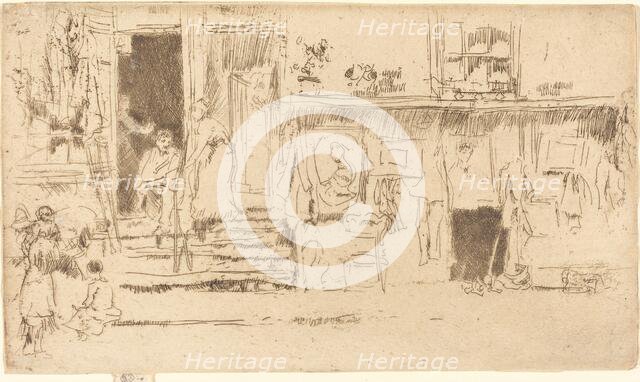 Old-Clothes Shop, No.II, c. 1884/1886. Creator: James Abbott McNeill Whistler.
