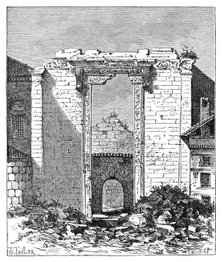 Remains of the Temple of Augustus and Rome, Ancyra (Ankara), Turkey, 1895. Artist: Unknown