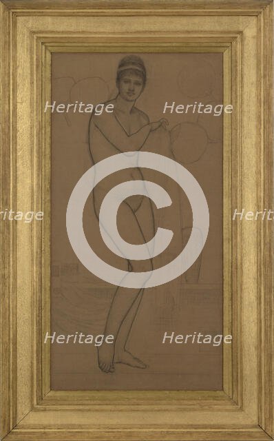 Venus (Standing Nude), 1869. Creator: James Abbott McNeill Whistler.