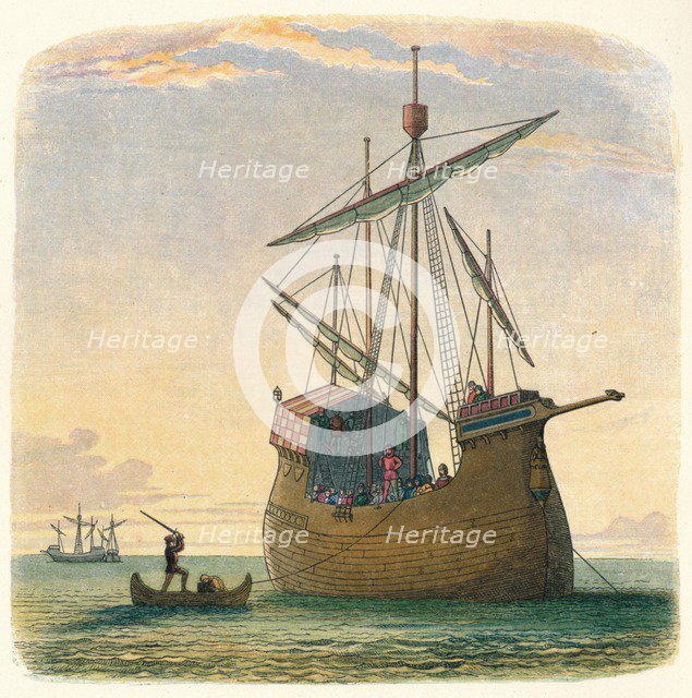 'Murder of the Duke of Suffolk', 1450 (1864). Artist: James William Edmund Doyle.