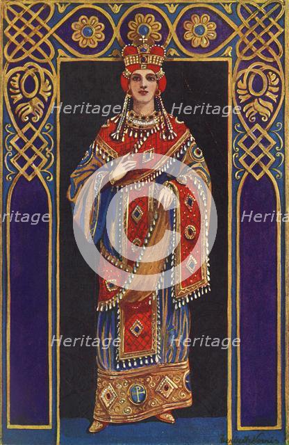 'An Empress of the Tenth, Eleventh and Twelfth Centuries, A.D.', 1924. Creator: Herbert Norris.