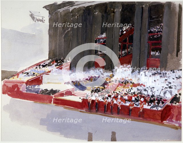 'Study for 'Queen Victoria's Diamond Jubilee Service'', 1897. Artist: Andrew Garrick Gow