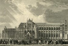 'The Coronation Procession of Anne Boleyn to Westminster Abbey', 1533, (1881). Creator: Unknown.