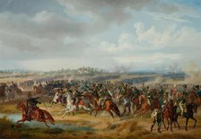 Battle of Pápa on 12 Juny 1809, 1844. Creator: Adam; Albrecht (1786-1862).