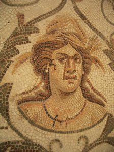 Mosaic, El Jem Museum, El Djem, Tunisia, 2009. Creator: Amanda Waite.