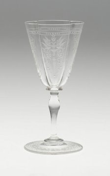 Wine Glass, Austria, 19th century. Creator: J.& L. Lobmeyr.