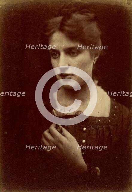 Marie Spartali, 1867-1868. Creator: Julia Margaret Cameron.