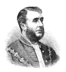 The Royal Visit to Swansea: the Mayor of Swansea, 1881. Creator: Unknown.