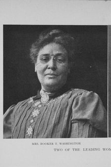Mrs. Booker T. Washington, 1908. Creator: Unknown.