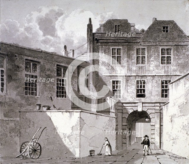 Shaftesbury House, Aldersgate Street, London, 1811. Artist: George Shepherd