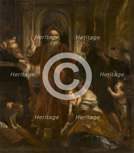 Saint Ivo of Brittany, c1620-1670. Creator: Jacob Jordaens I.