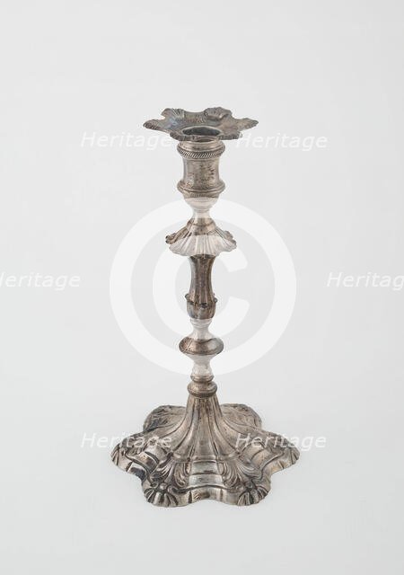 Candlestick, London, 1762/63. Creator: Ebenezer Coker.