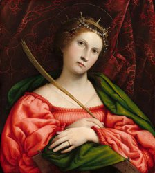 Saint Catherine, 1522. Creator: Lorenzo Lotto.