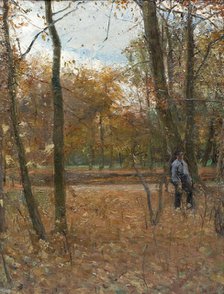 Autumn in Sondermarken, 1885. Creator: Albert Gottschalk.