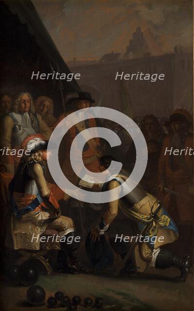 Magnus Stenbock Surrenders the Fortress of Tonningen to Frederik IV in 1714, 1785. Creator: Nicolai Abraham Abildgaard.