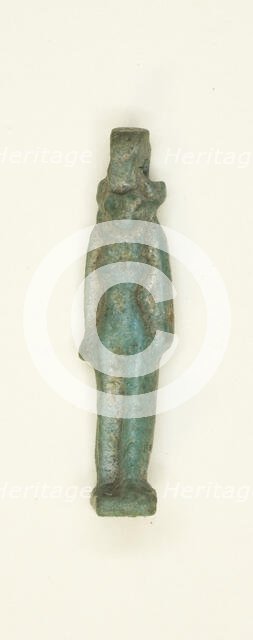 Amulet of a Lion-Headed Goddess, Egypt, Third Intermediate Period-Late Period, Dynasties 21-31... Creator: Unknown.