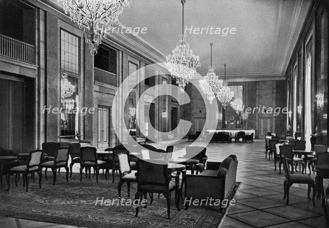 'Foyer of the Deutsches Opernhaus, Charlottenburg, remodelled with the help of the Führer', 1936. Artist: Unknown