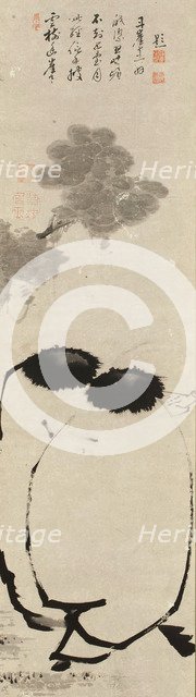 Hanshan and Shide, c. 1763. Artist: Jakuchu, Ito (1716-1800)