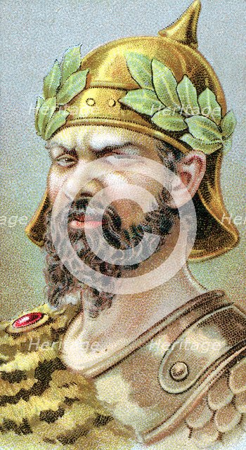 Attila (c406-453) King of the Huns from 434, 19th century. Artist: Unknown