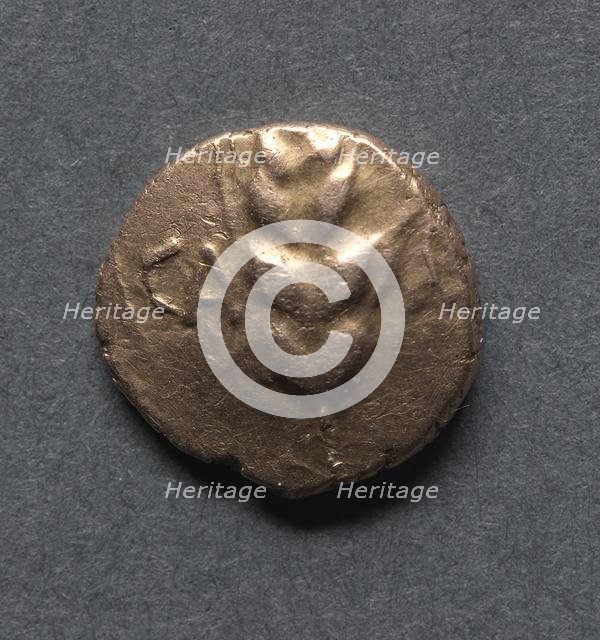 Cunobeline Quarter Stater (obverse), c. 10-40 A.D.. Creator: Unknown.