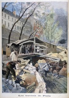 Labour in Paris, 1899.  Artist: F Meaulle