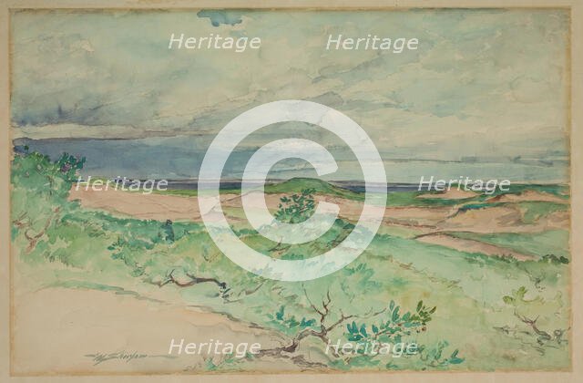 At Cape Ann, between 1860 and 1909. Creator: Walter Shirlaw.