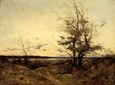 Sunset Landscape, 1887. Creator: Henri-Joseph Harpignies.