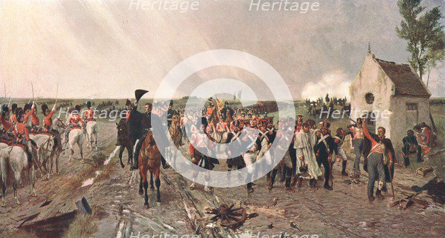 'Wellington's March from Quatre Bras to Waterloo', 1815, (c1878), (c1902).  Creator: Unknown.